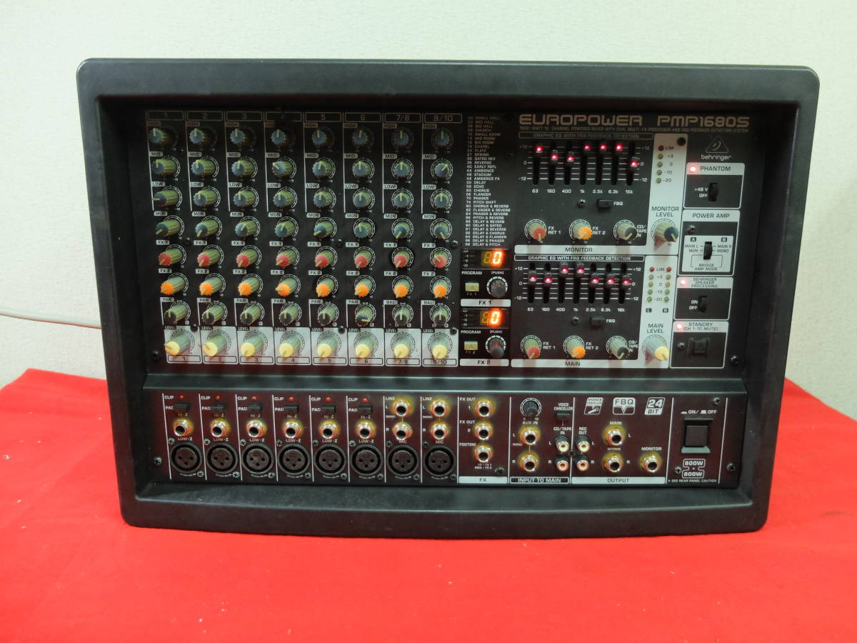 BEHRINGER ベリンガー EUROPOWER PMP1680S パワードミキサー protego.md