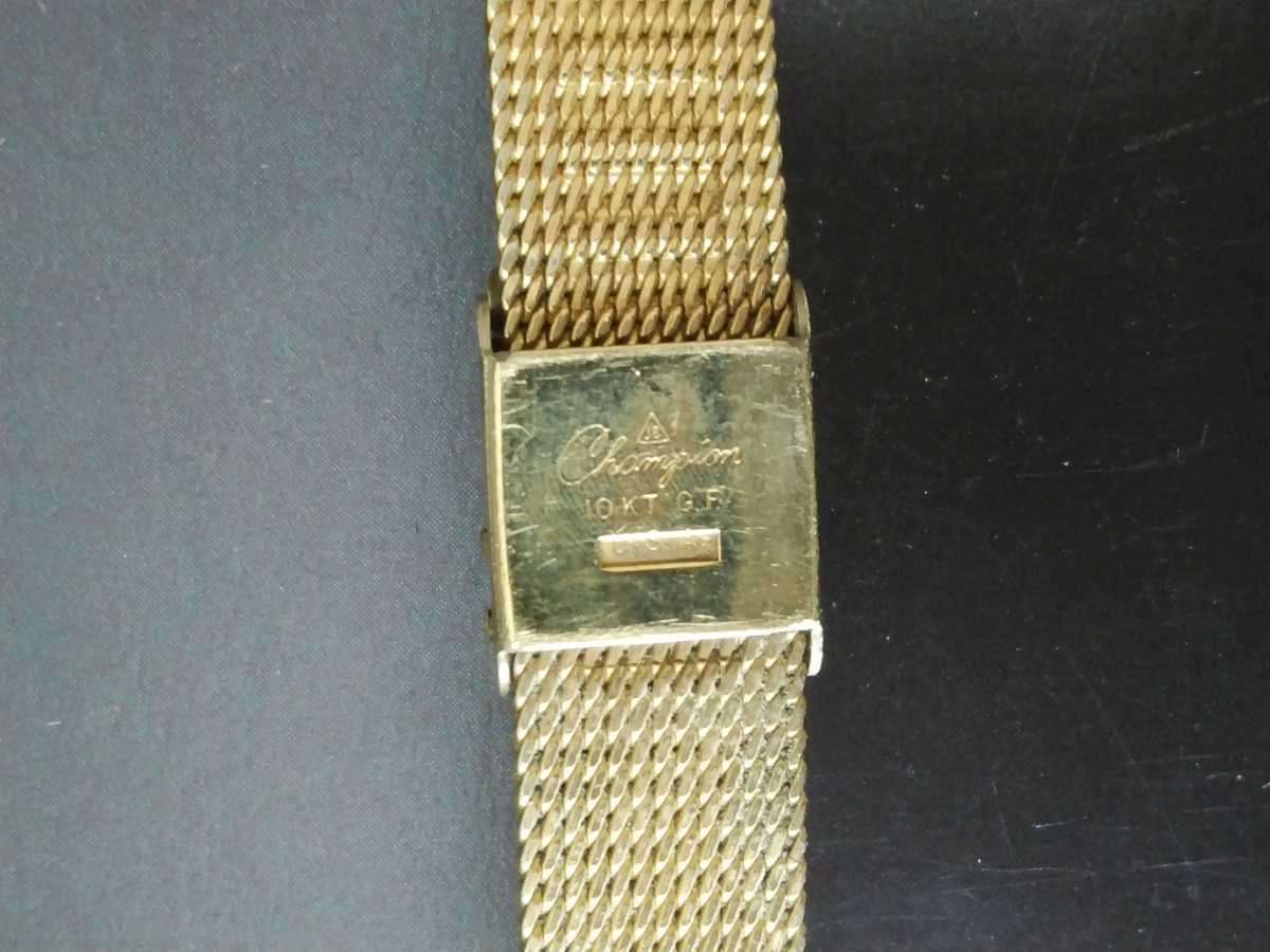  antique Lucien pi Karl LP lady's 14K hand winding wristwatch 