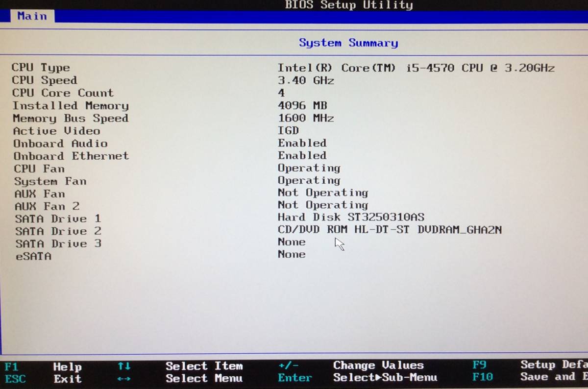 NEC Mate MK32M/B-H PC-MK32MBZCH / Intel Core i5-4570 3.20GHz / メモリ 4GB / HDD 250GB /OSなし R1195_画像9