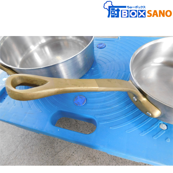  free shipping silver Arrow stainless steel so taper n24cm 18cm 2 piece set saucepan single-handled pot used sano48244