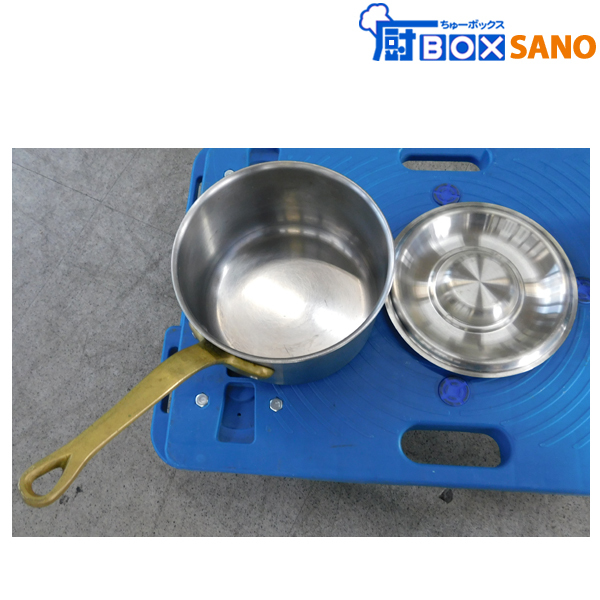  free shipping stainless steel stew bread 18cm 15cm cover attaching 2 piece set business use used sano48284