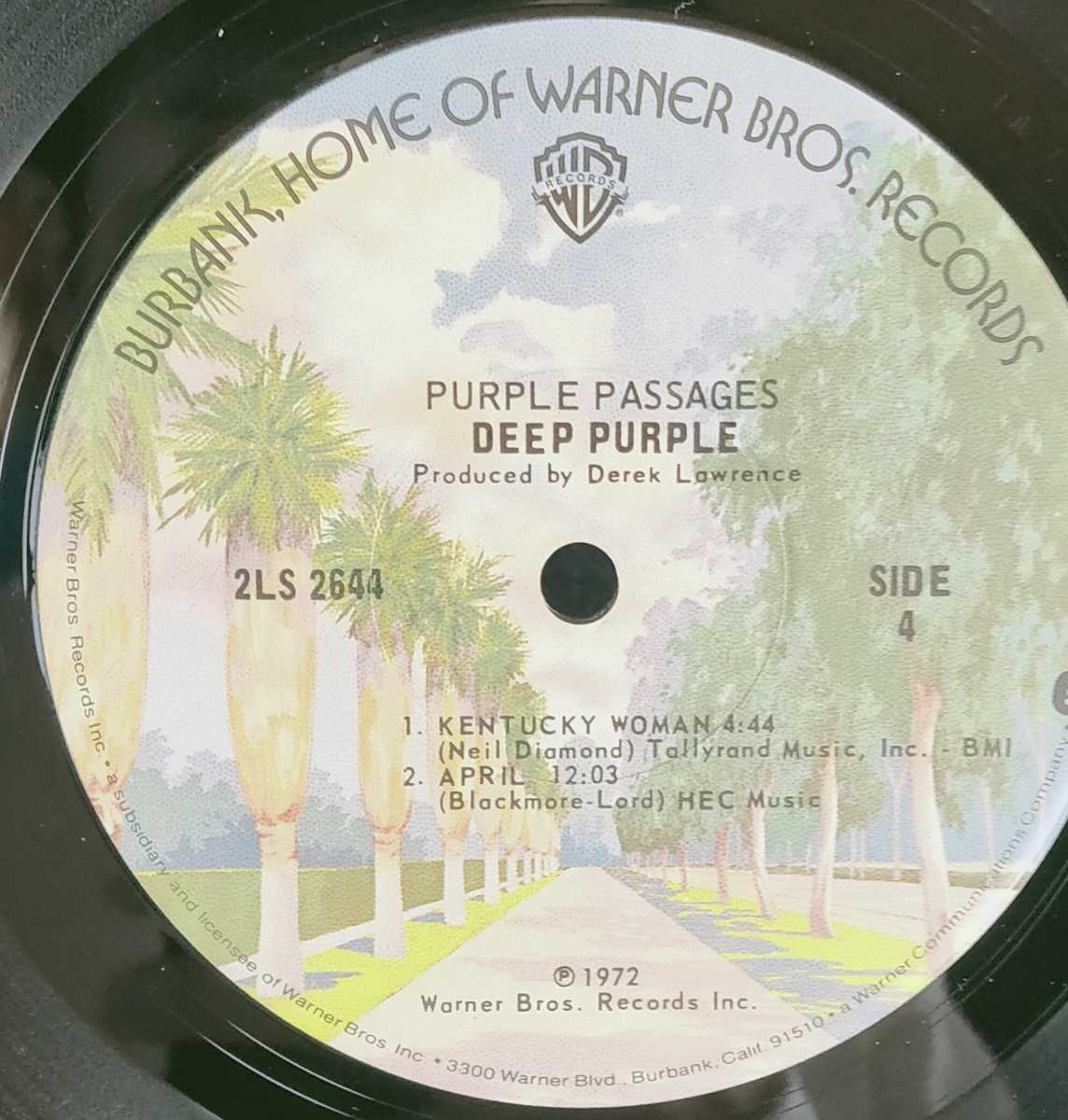 US盤 Deep Purple Purple passages 2LS2644 2枚組 収録順番ミス レコード_画像8