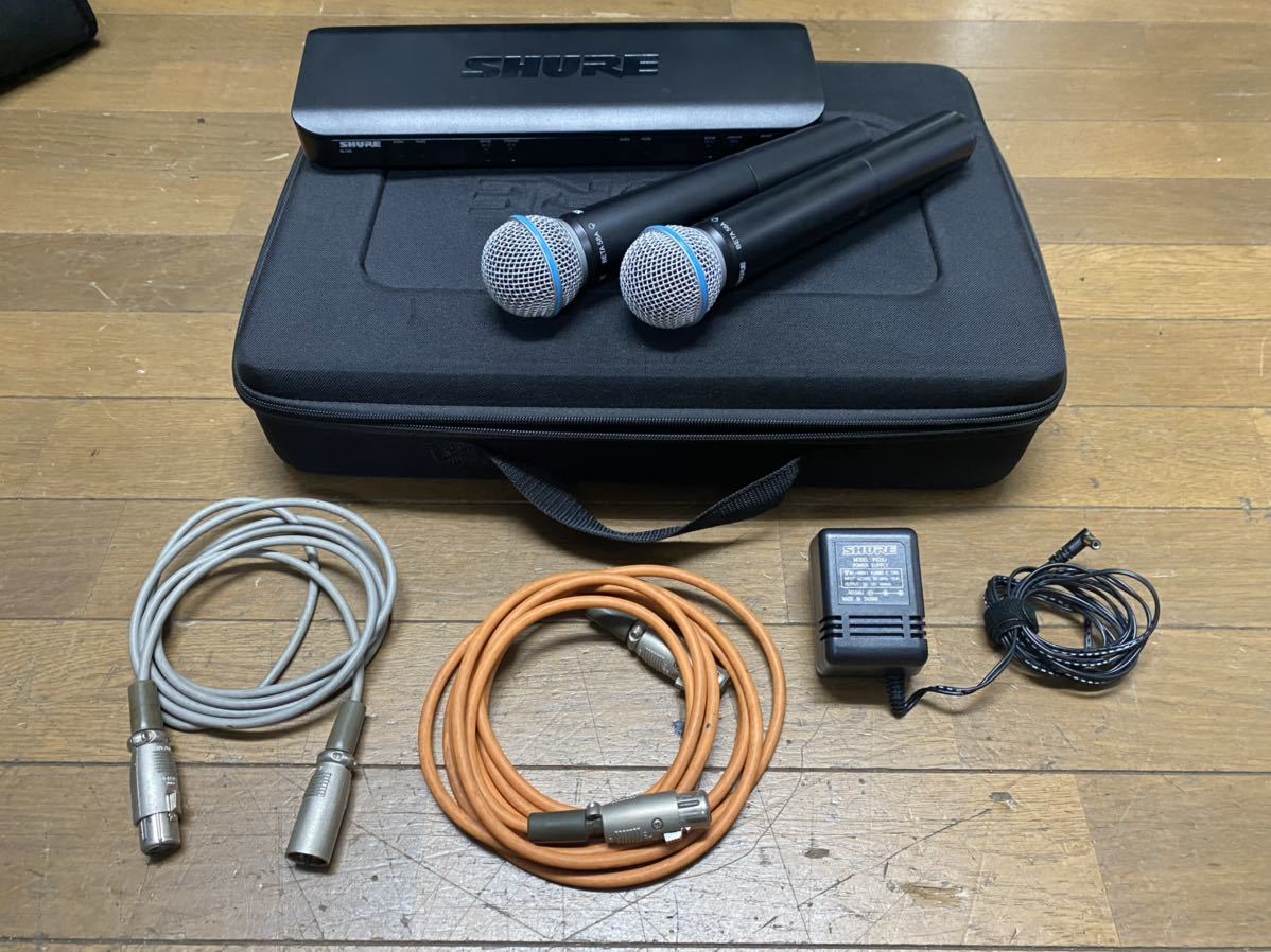 SHURE BLX288/B58 ワイヤレスマイク2本セット シュアーBETA58 - www