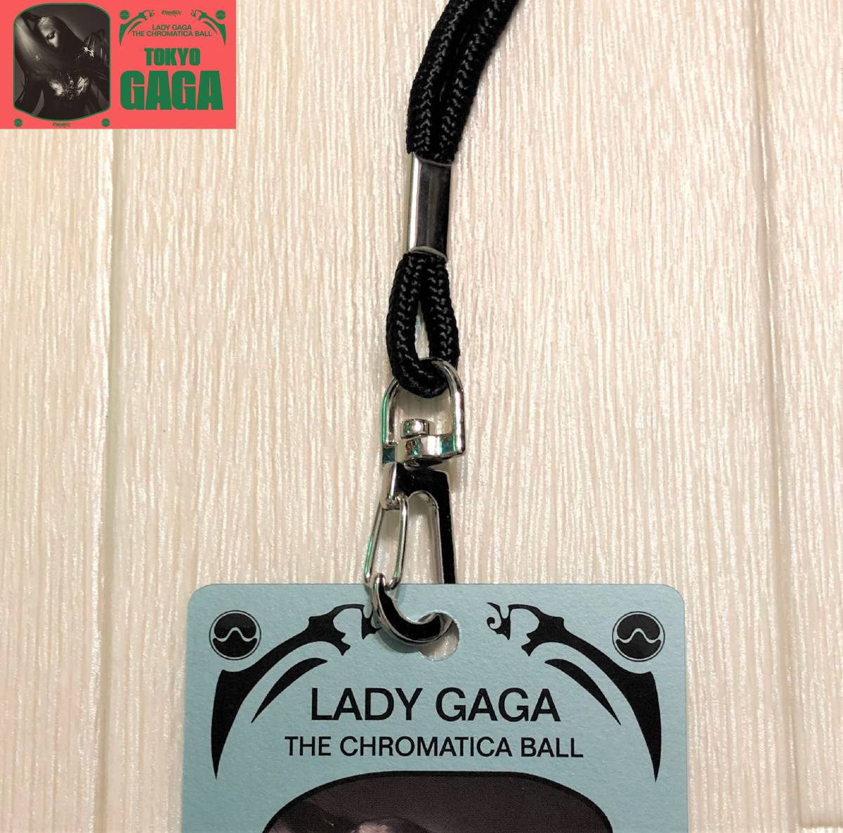 LADY GAGA レディガガ ライブ ラミネートパス VIP席限定グッズ アリーナ席 限定品 THE CHROMATICA BALL TOKYO GAGA ベルーナドーム_画像4