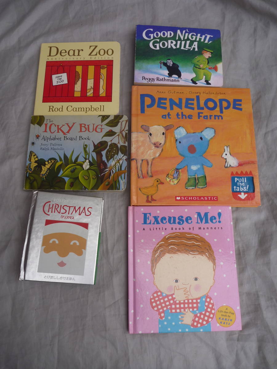  Christmas *Dear Zoo other English picture book total 6 pcs. 