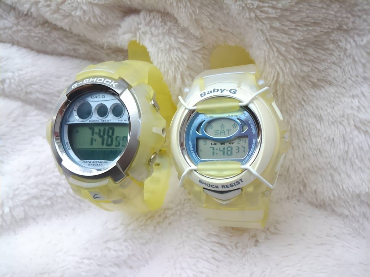 未使用保管品　CASIO　G-SHOCK　ラバーズコレクション　2002　メンズレディースペアウォッチ_画像3