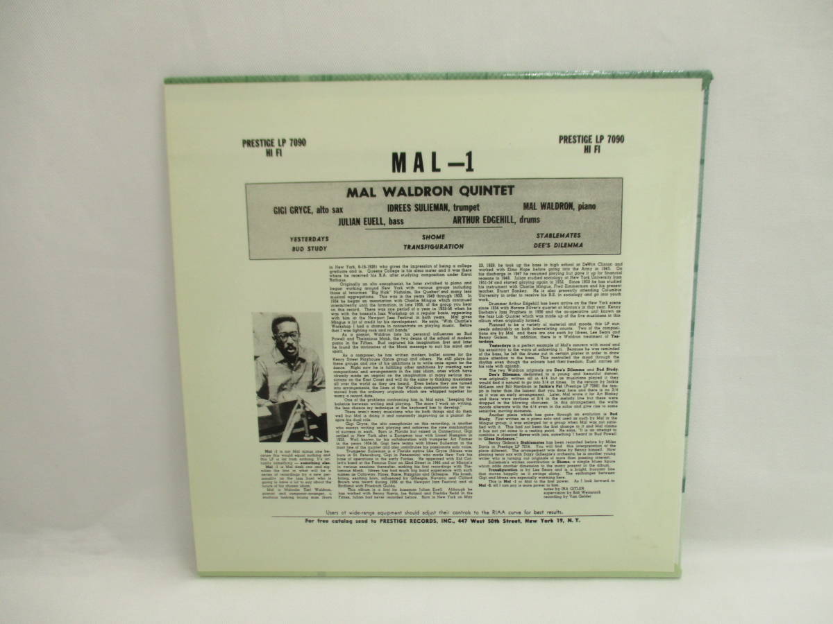 紙ジャケ マル・ウォルドロン Mal Waldron / マル－1 Mal 1 / VICJ-41645_画像4