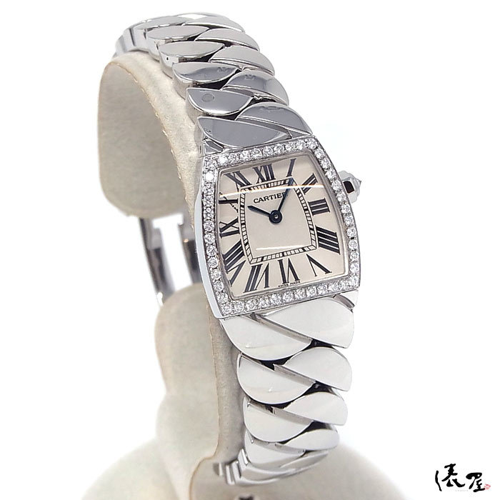 [ international written guarantee ] Cartier Rado nya diamond bezel ultimate beautiful goods lady's clock Cartier La dona