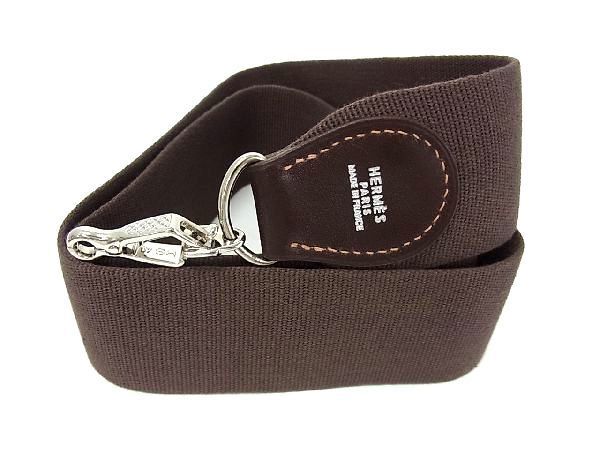 □極美品□ HERMES エルメス キャンバス×レザー エヴリン用 バッグ用