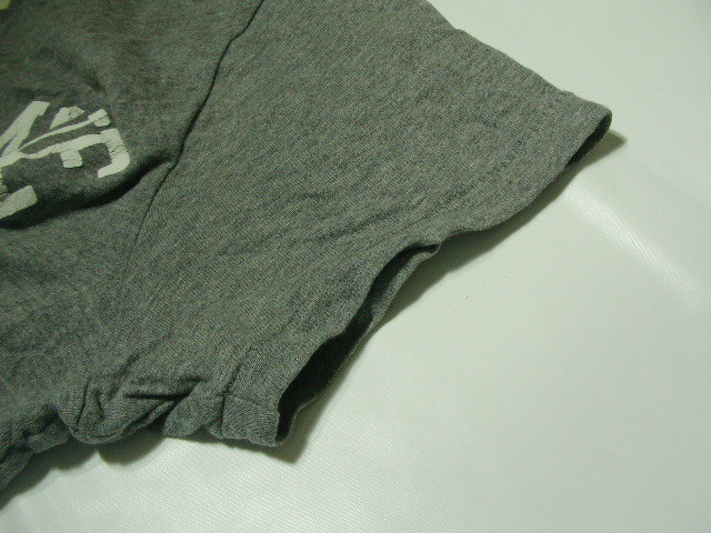 ssy5098 Abercrombie & Fitch 半袖 Tシャツ カットソー グレー ■ フロントプリント ■ クルーネック Sサイズ アバクロ_画像6