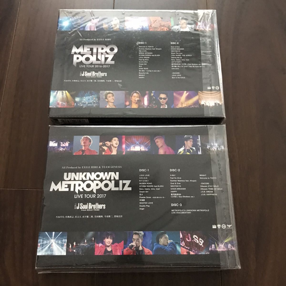 初回生産限定盤 三代目LIVETOUR Blu-ray METROPOLIZ 2BD UNKNOWN 3BD 2個セット！ メトロポリス JSB 登坂広臣 岩田剛典 ブルーレイ_画像2