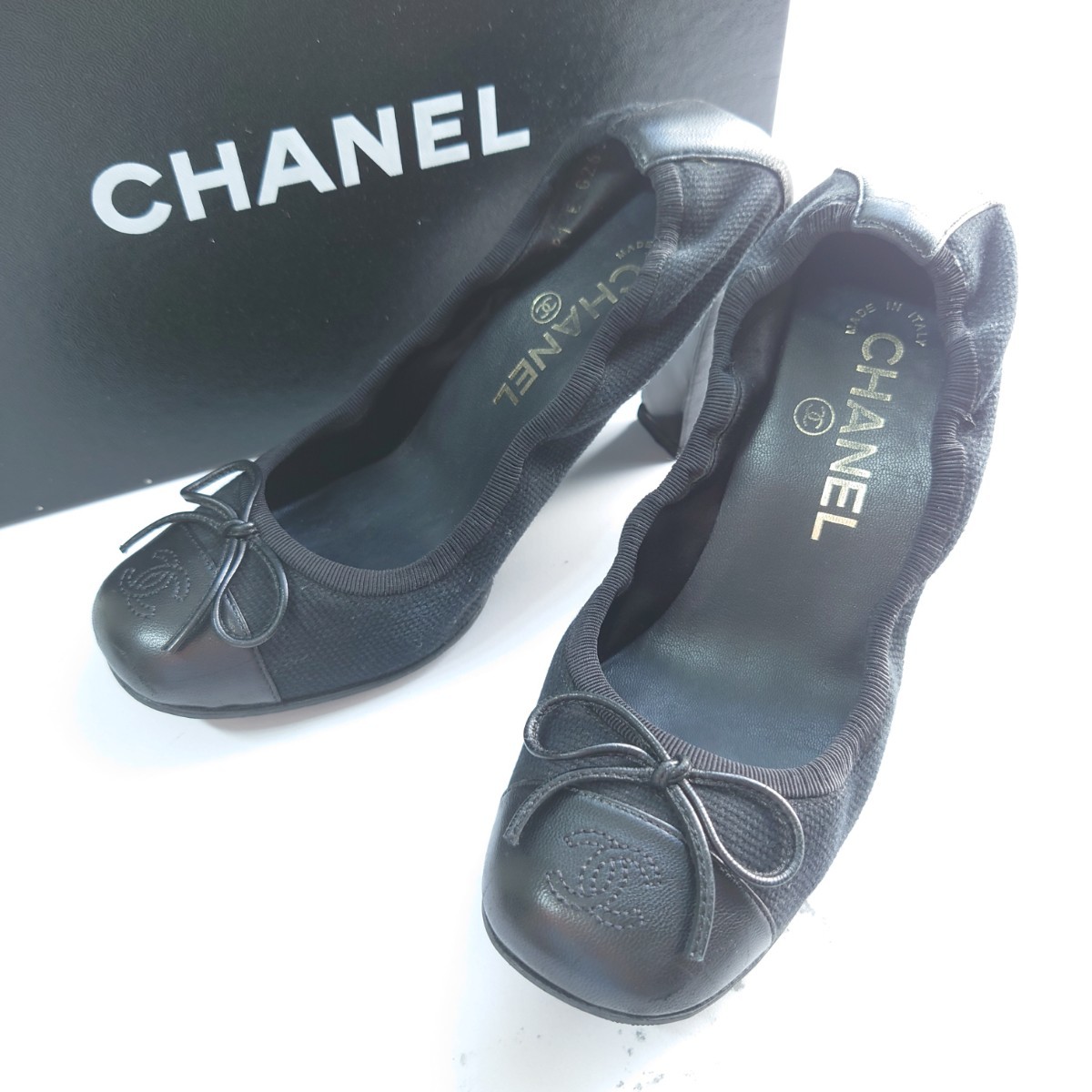 CHANEL パンプス 黒 ハイヒール | eclipseseal.com