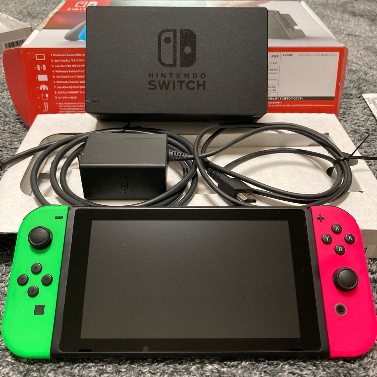 Nintendo Switch本体(美品・正常動作確認済み)※24時間以内発送します