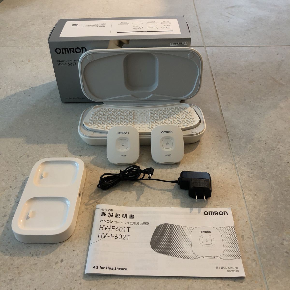 オムロン コードレス低周波治療器 HV-F602T www.thesciencebasement.org