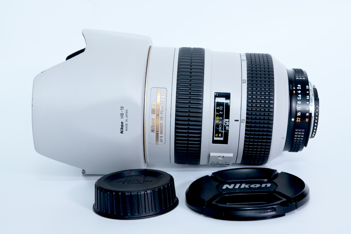 ニコン Nikon ED AF-S NIKKOR 28-70mm F2.8D 1:2.8D ライトグレー