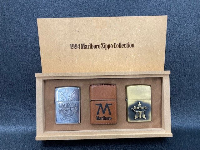 未使用 希少 ZIPPO ジッポー 1994 Marlboro Zippo Collection 3点