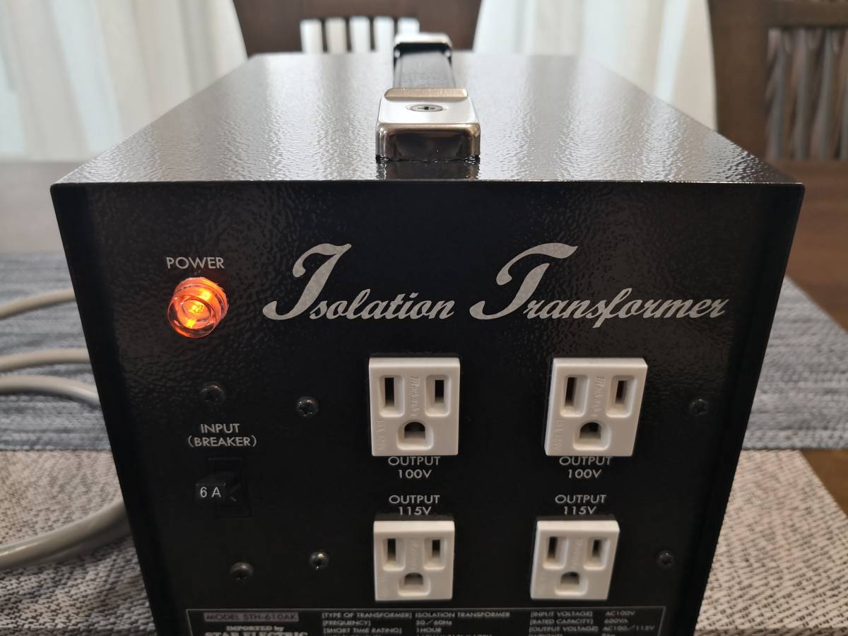 美品】プロケーブル アイソレーション電源トランス 600W (ギタリスト