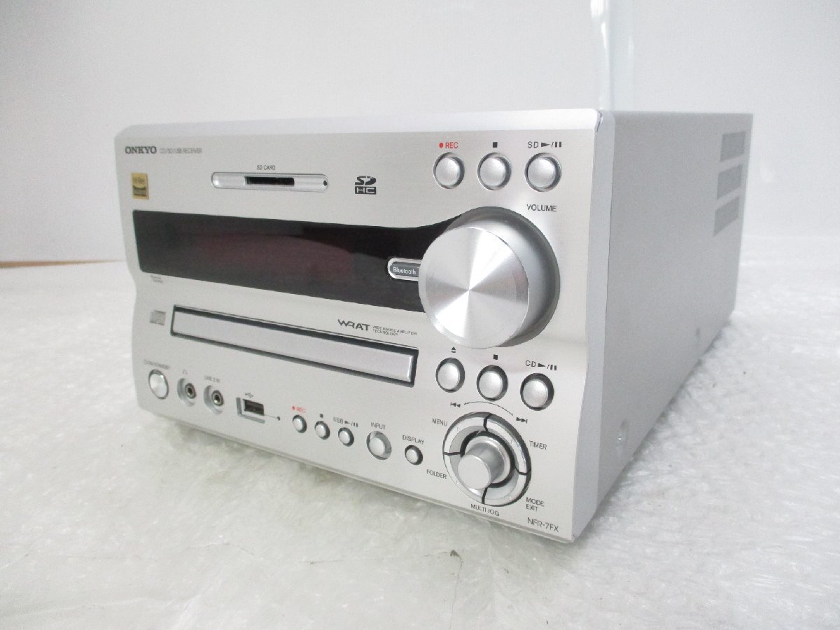 ONKYO CD/SD/USB レシーバーシステム X-NFR7 動作品-