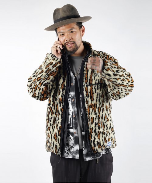 S 新品 21AW WACKOMARIA WILD BUNCH リバーシブル ボア フリース
