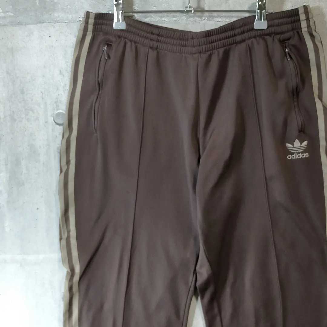 激レア 3XL adidas アディダス ブラウン ベージュ 茶 Brown Beige