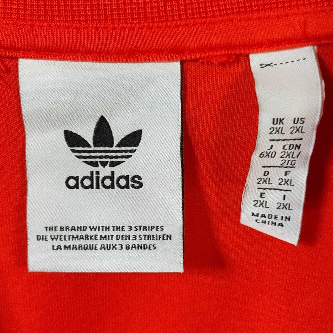 希少サイズ 7XL オレンジ系 adidas アディダス 白 橙 White Orange