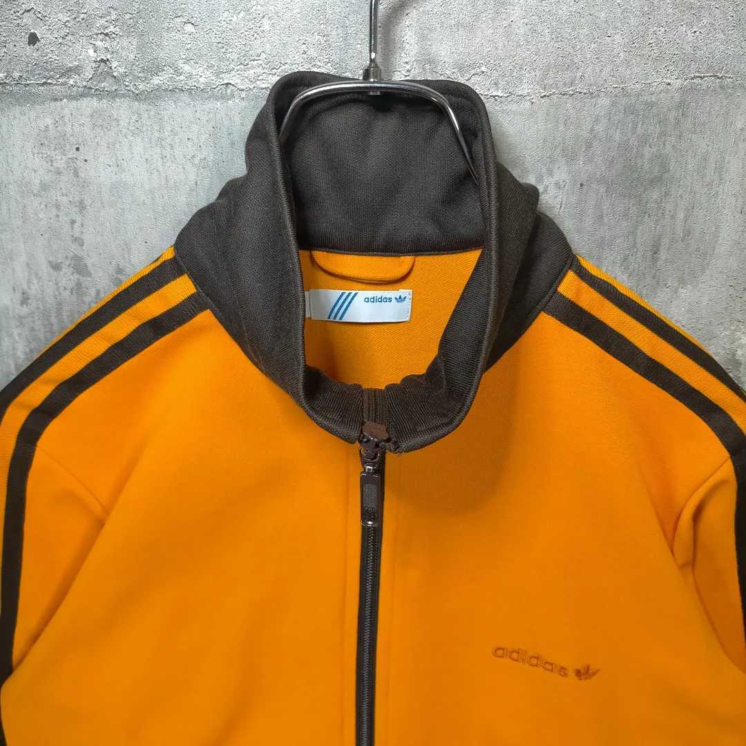 希少 XL オレンジ ブラウン adidas アディダス Brown Orange 茶 茶色