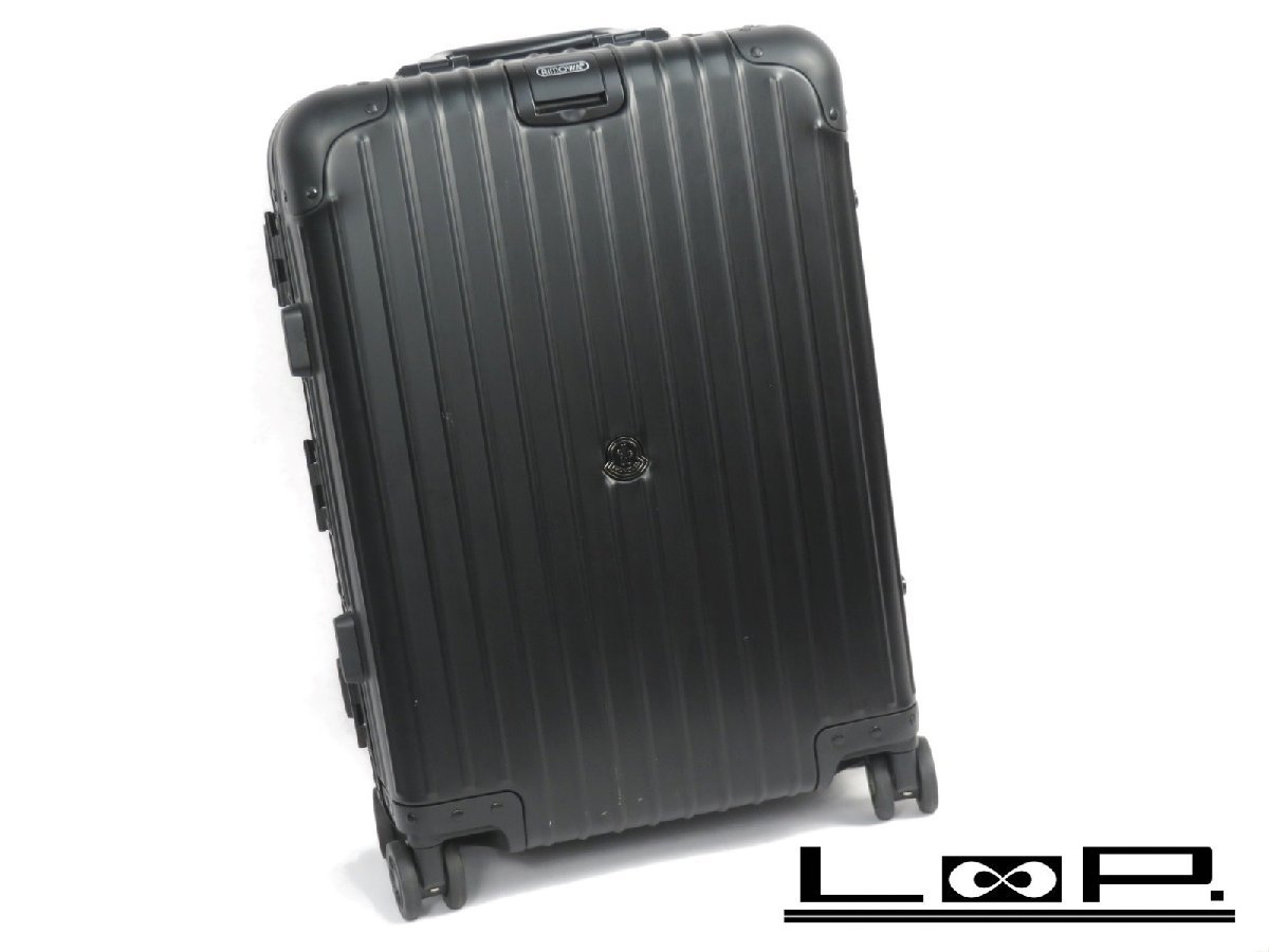 美品】 RIMOWA × MONCLER リモワ モンクレール 32 トパーズ 美品】 RIMOWA × MONCLER リモワ モンクレール 32 トパーズ