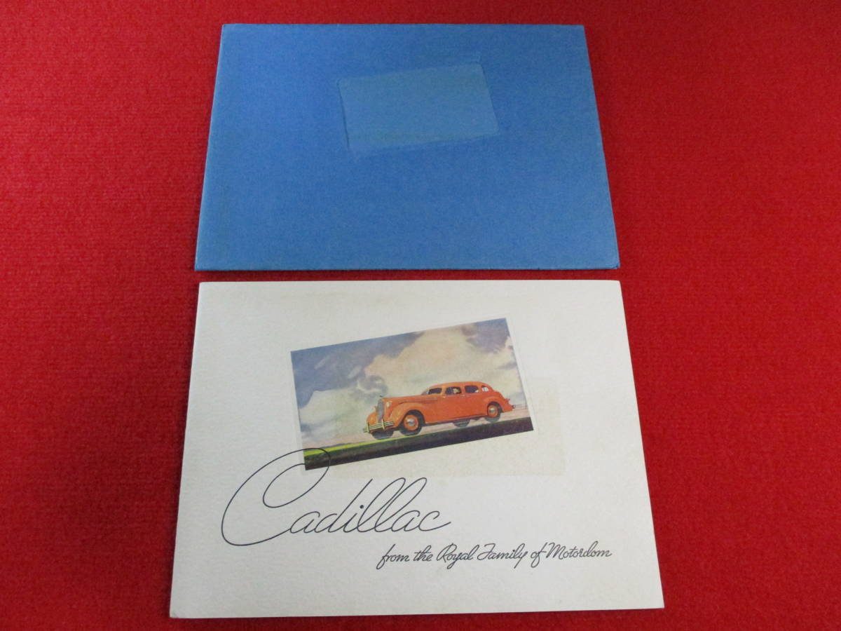 ☆☆　GM　CADILLAC　1935　昭和10　大判　カタログ　封筒付　☆☆