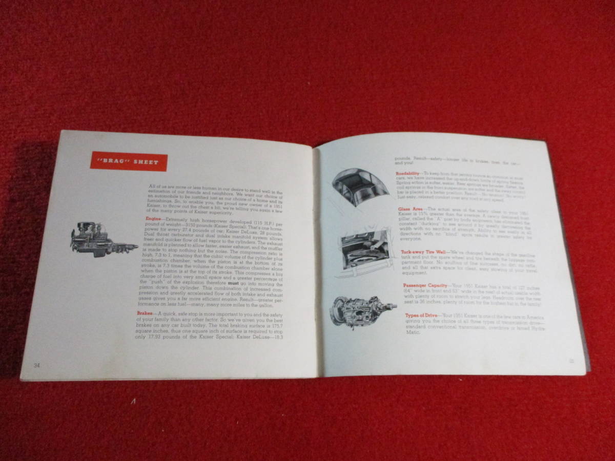 ※　KAISER　1951　昭和26　OWNERS MANUAL　オーナーズマニュアル　整備書　※_画像10