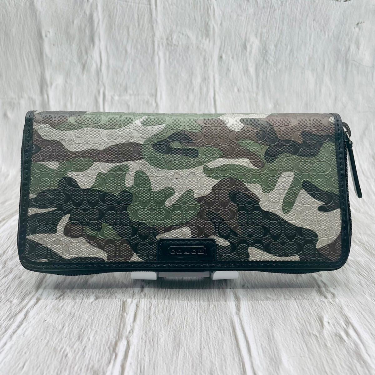 COACH コーチ ファティーグカモフラージュ 長財布|PayPayフリマ