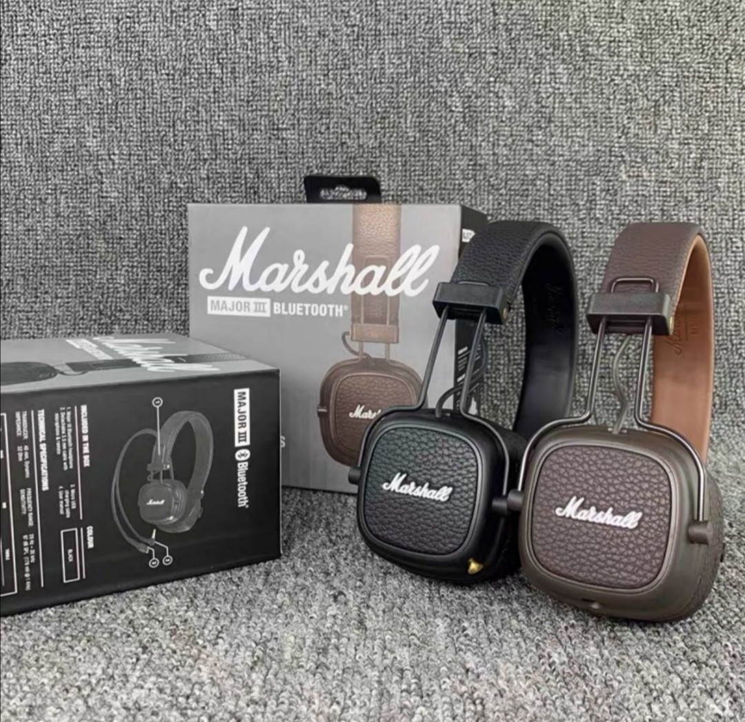 Marshall マーシャル ワイヤレスヘッドホン ブラック MAJOR III