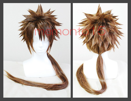  Brown насыщенный коричневый жаростойкий парик Sengoku BASARA подлинный рисовое поле .. костюмы комплект settled подлинный рисовое поле .. костюмированная игра парик 
