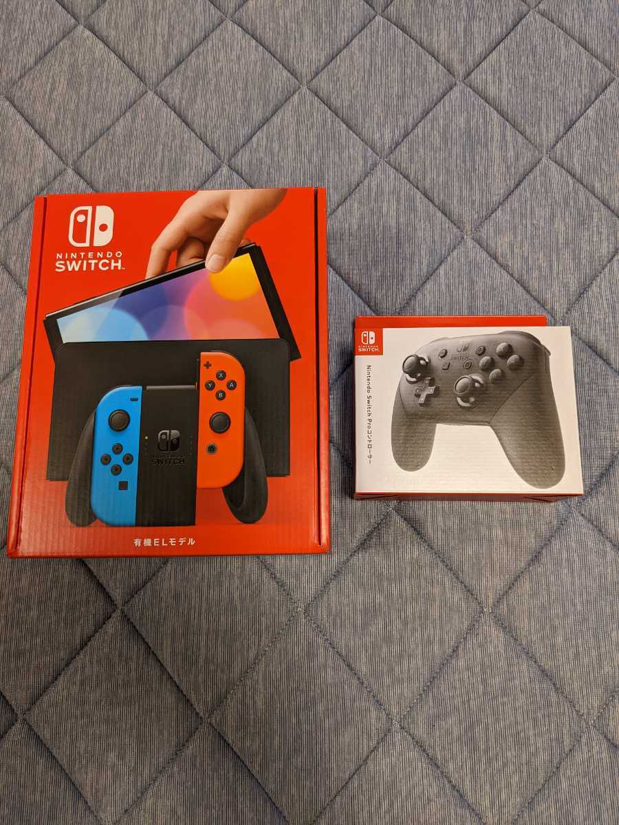 新品・未開封品 Nintendo Switch 有機ELモデル ネオンブルー ネオン