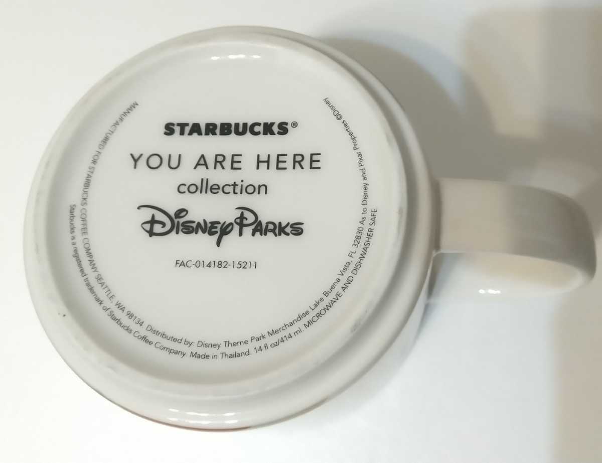 STARBUCKS DisneyParks DISNEY　 CALIFORNIA ADVENTURE YOU ARE HERA スターバックス ディズニー スタバ マグ マグカップ ビッグサイズ _画像8