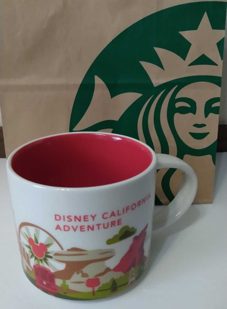 STARBUCKS DisneyParks DISNEY　 CALIFORNIA ADVENTURE YOU ARE HERA スターバックス ディズニー スタバ マグ マグカップ ビッグサイズ _画像1