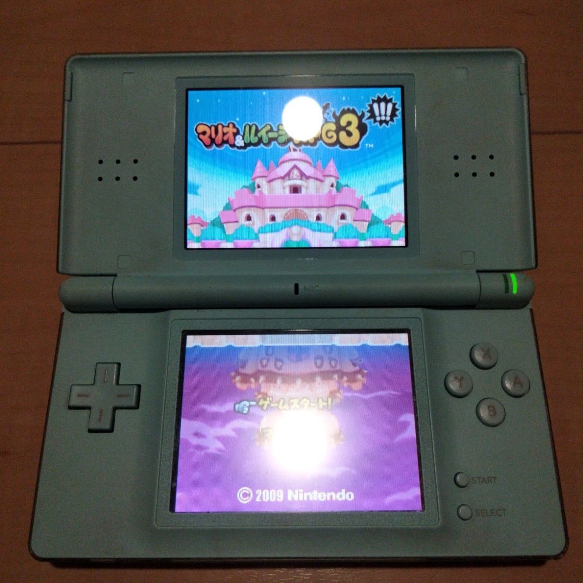 ニンテンドー DS Lite 水色本体+充電器 おまけソフトあり28