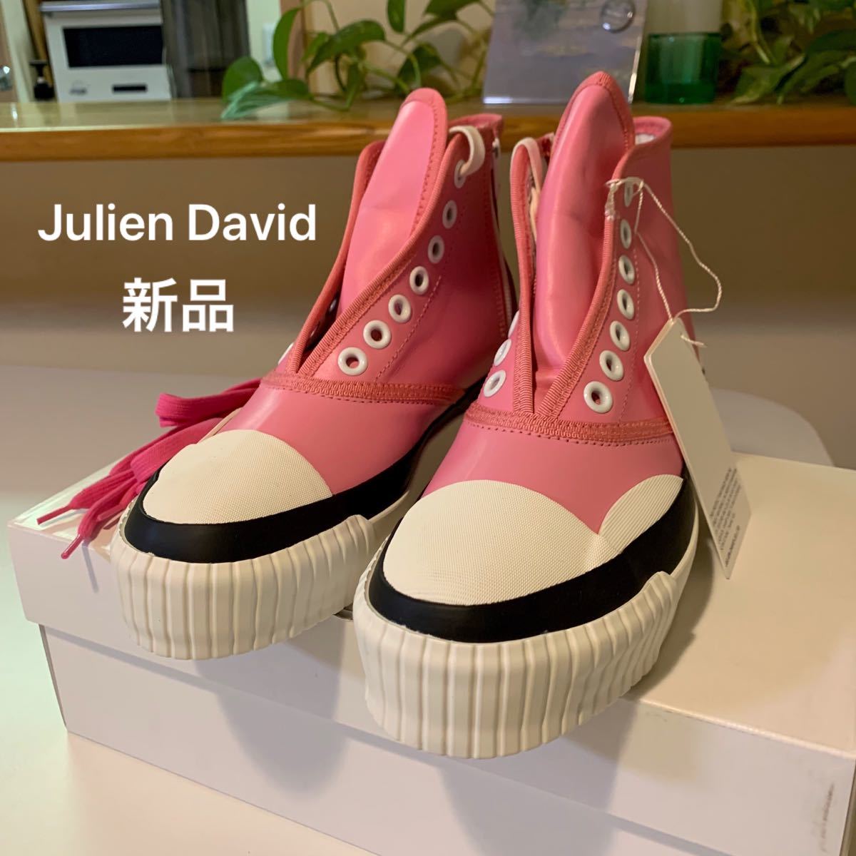 ジュリアンデイビッド 厚底 ラバーソール スニーカー julien david