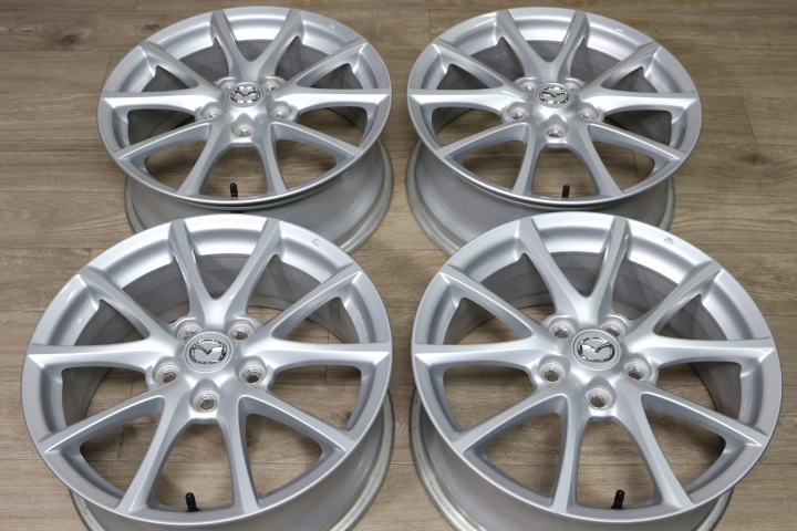 希少美品☆MAZDA マツダ NC ロードスター 純正 7J +55 17in PCD114.3 4