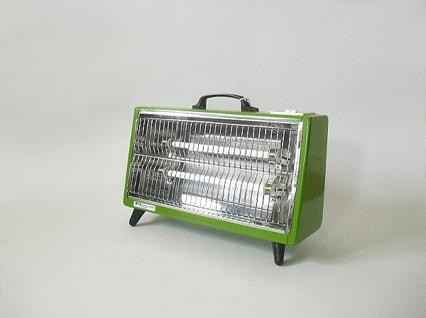 Daiei Eelectric Heater ES-M600 large e- electric heater stove simple retro pop 300W+300W Showa era Vintage beautiful USED