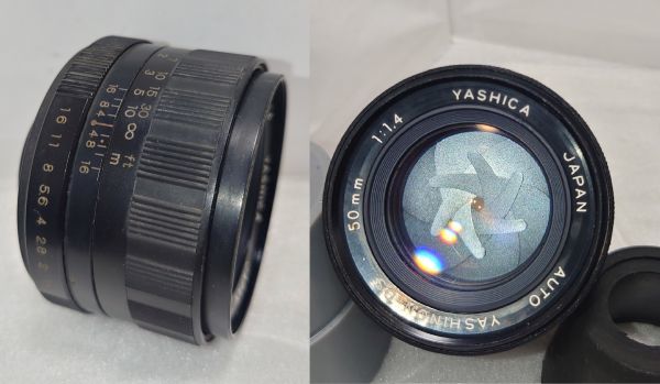 希少！美品YASHICA ヤシカ AUTO YASHINON DS 50mm F1.4 M42☆完動品