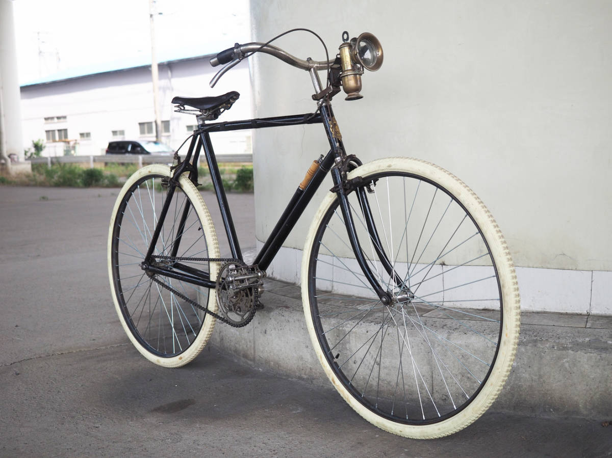 100年以上前の古い自転車☆プジョー1912年☆明治時代 ビンテージ アンティーク 骨董 ツイードラン