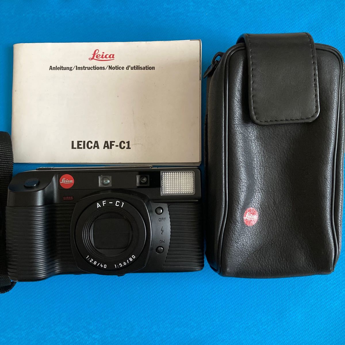 Leica AF-C1 フィルムカメラ ケース+説明書付属 カメラ フィルムカメラ