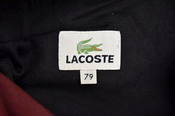 K-3542*LACOSTE Lacoste * армия предмет Mini ta Lee Army бордо pi-chis gold Work брюки-карго W-79cm