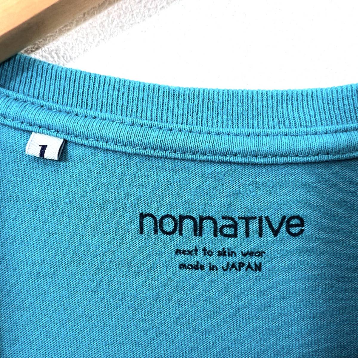 nonnative Tシャツ 1 S ライト ブルー 半袖 トップス TOPS ffline プリント 水色 ノンネイティブ_画像4