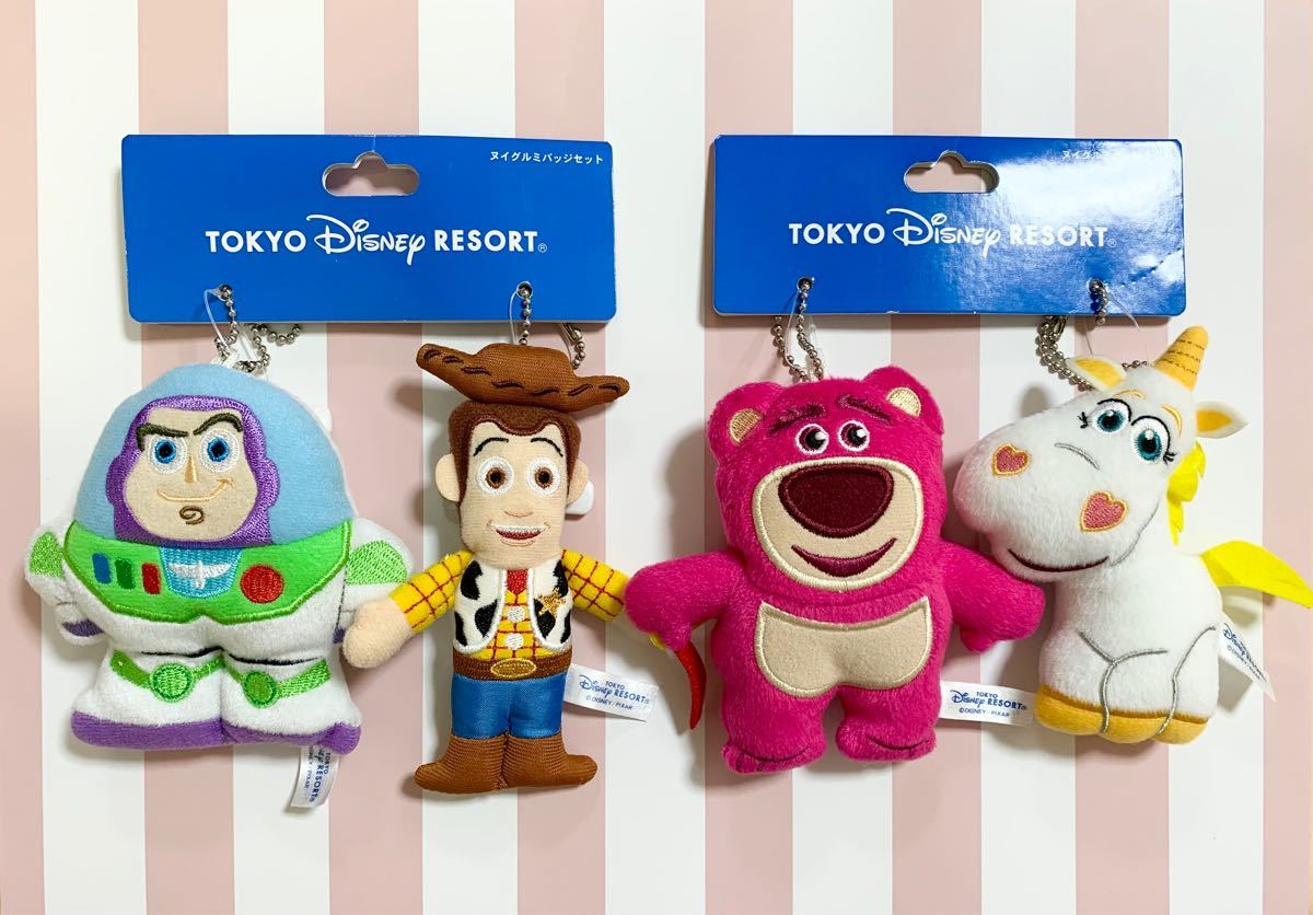 トイストーリー ぬいぐるみ バッジ セット ディズニーリゾート トイストーリー ぬいぐるみ バッジ セット ディズニーリゾート