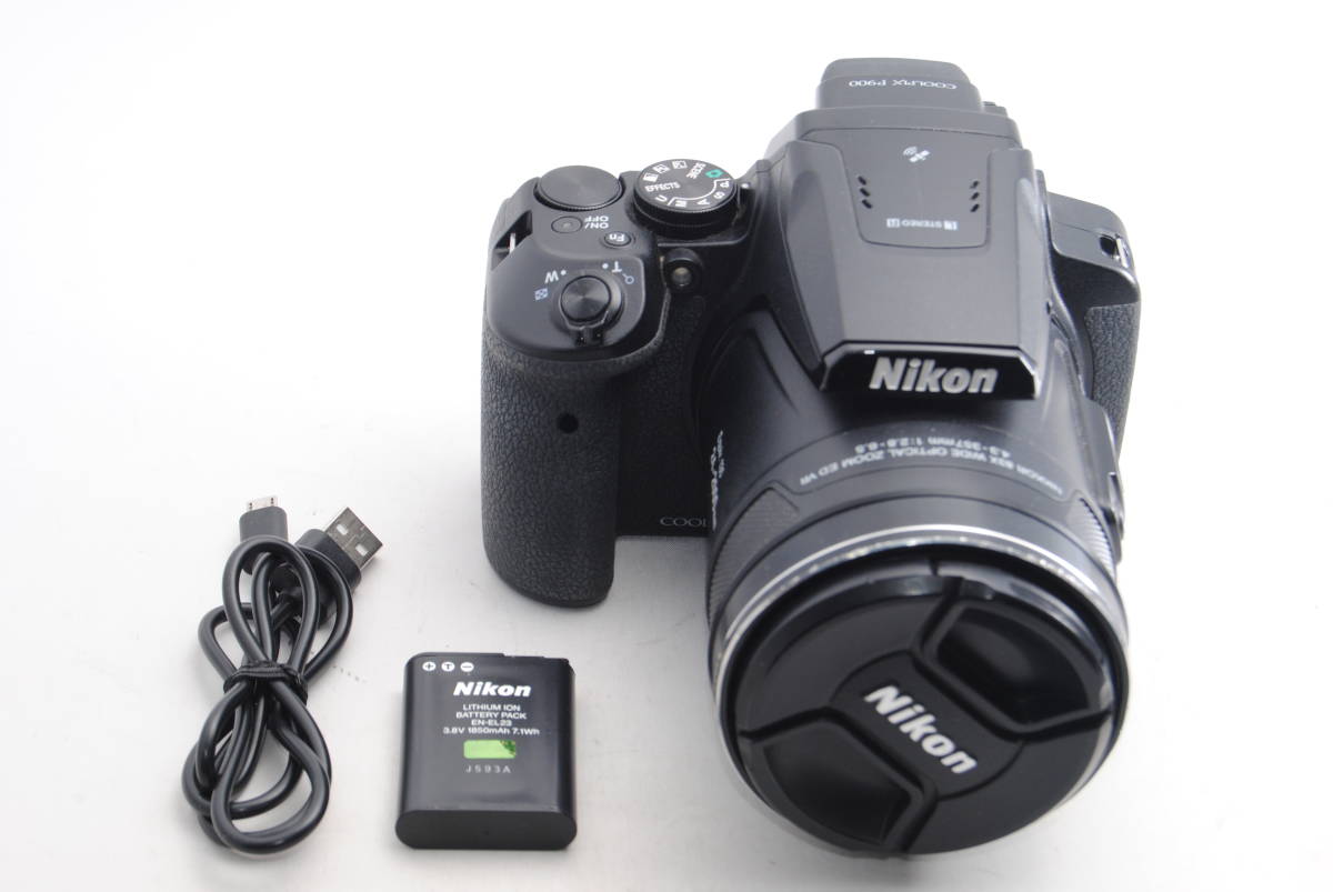 62%OFF!】 Nikon デジタルカメラ COOLPIX P900 ブラック クールピクス P900BK