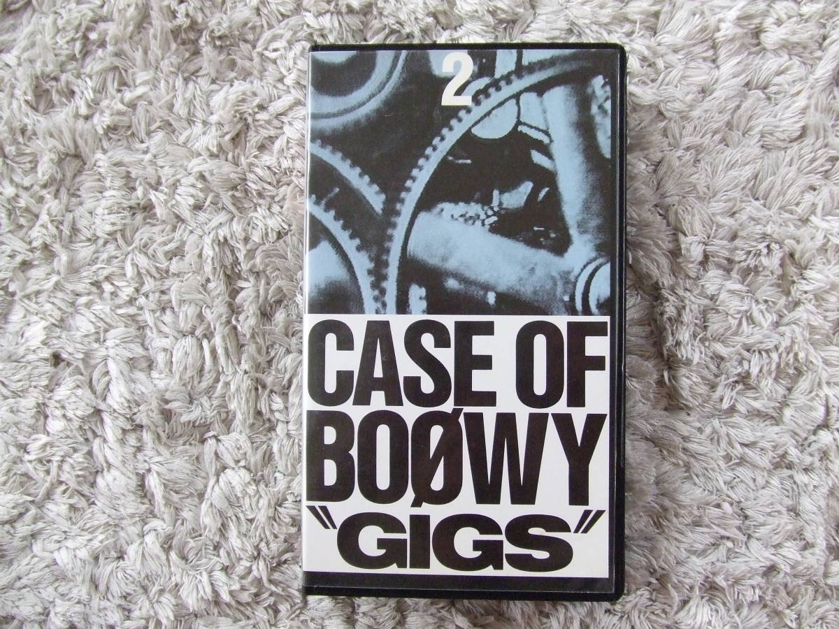 BOOWY*ボウイ*CASE OF BOOWY GIGS*2*VHS*_画像1