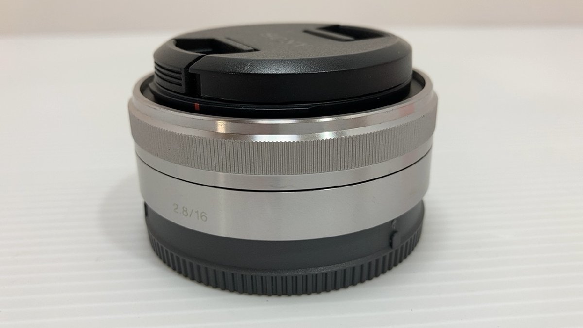 SONY カメラレンズ α E 16mm F 2.8 0.24m / 0.8ft φ49 Eマウント