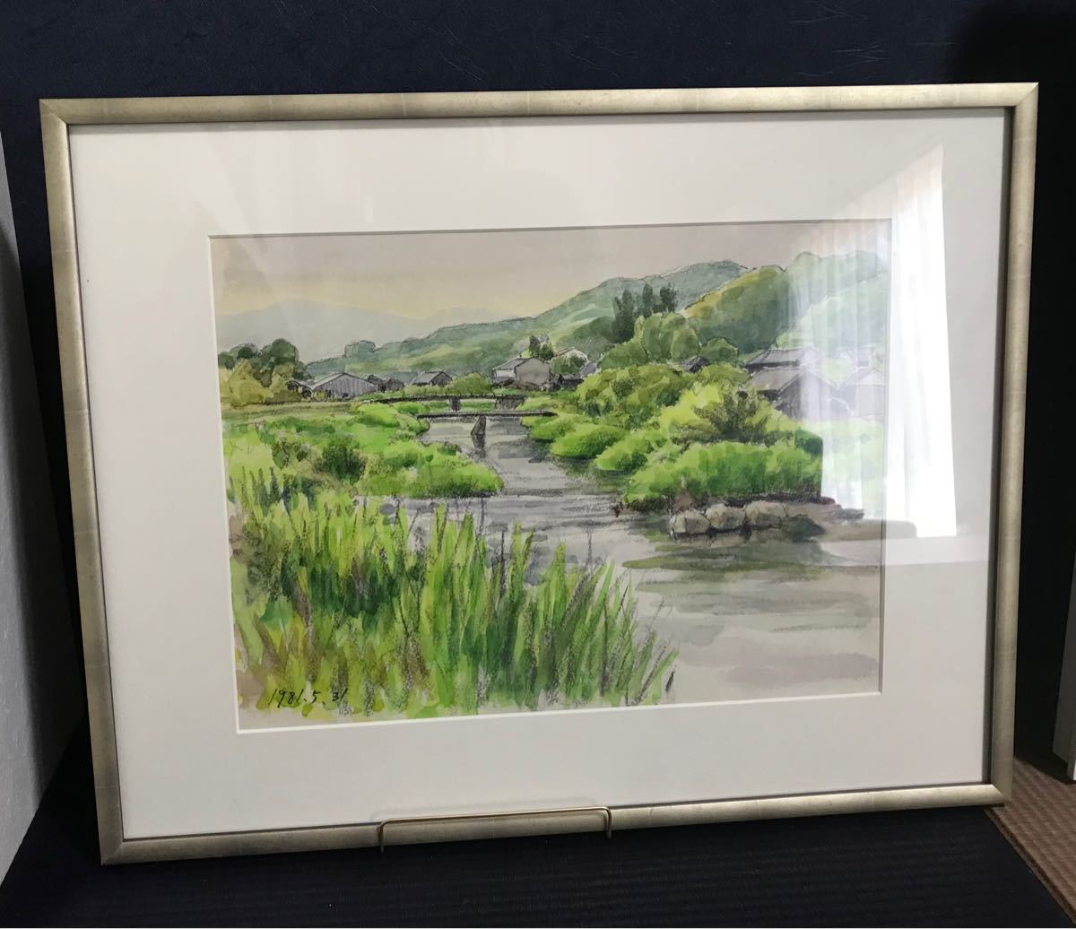 特価】 風景画 奈良 【春の川辺】水彩画 直筆|Yahoo!フリマ(旧 特価】 風景画 奈良 【春の川辺】水彩画 直筆|Yahoo!フリマ(旧