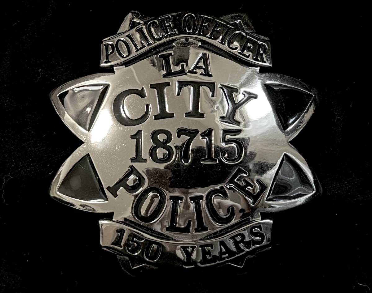 LAPDロス市警150周年記念ポリスバッジ(レプリカ)レアもの